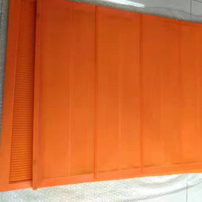 Panneau d'écran en PU orange anti-éblouissement 1,0 mm pour minerai de fer