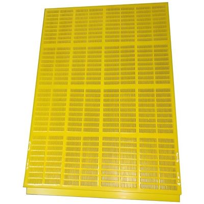 Tapis à écran de polyuréthane jaune de 30 mm pour la séparation des minéraux miniers