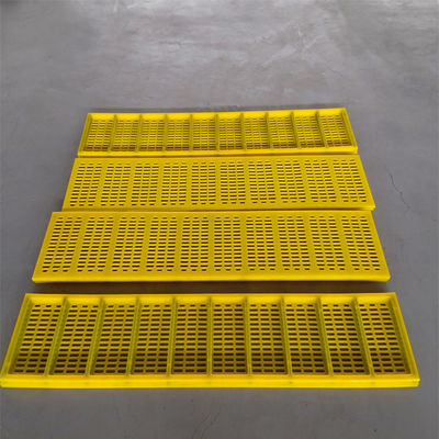 WS 85 Panneau d'écran en PU 12' × 24' Système de panneau modulaire en polyuréthane pour écran vibrant