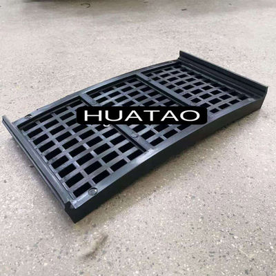 Panneaux d'écrans en caoutchouc de 50*10 mm pour le traitement des minéraux à écran de vibration SELM