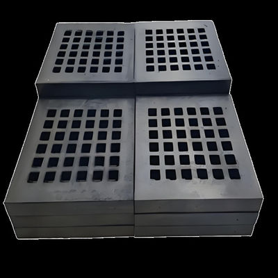 Panneau d'écran en caoutchouc d'épaisseur de 40 mm de couleur noire durable pour les écrans vibrants miniers