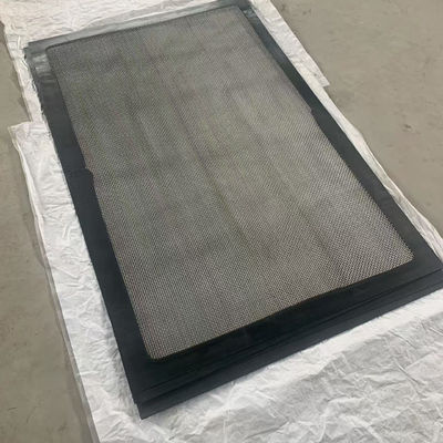 Toile de boulonnage industrielle à mailles fines 230 mailles avec bord en toile