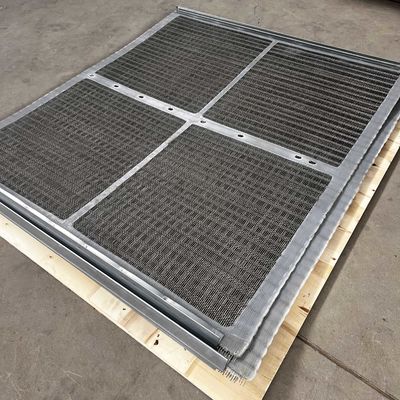 Écran de câblage industriel avec renforcement de bord en PU 46-76,4% Surface ouverte