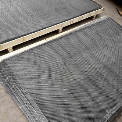 Écran à œillets en acier inoxydable 316L pour machines de traitement des minéraux